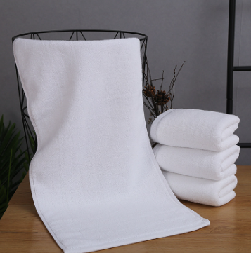 酒店布草毛巾浴巾批发全棉五星级纯白色宾馆民宿洗浴用毛巾浴巾